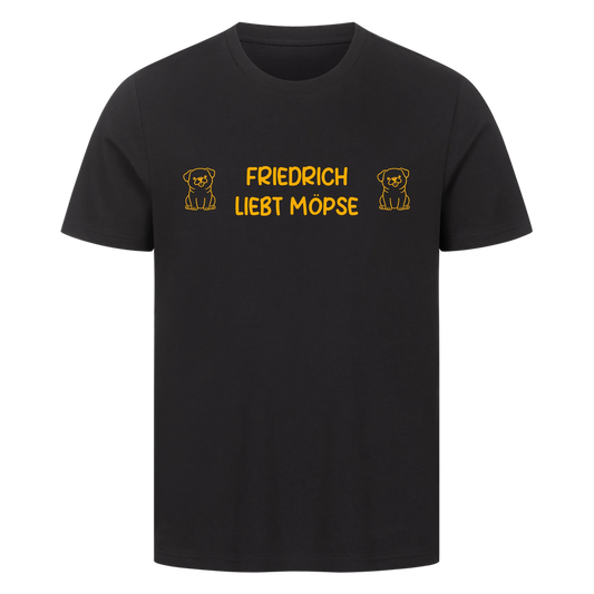 T-Shirt Liebt Möpse
