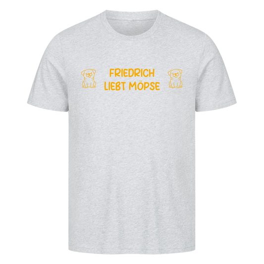 T-Shirt Liebt Möpse