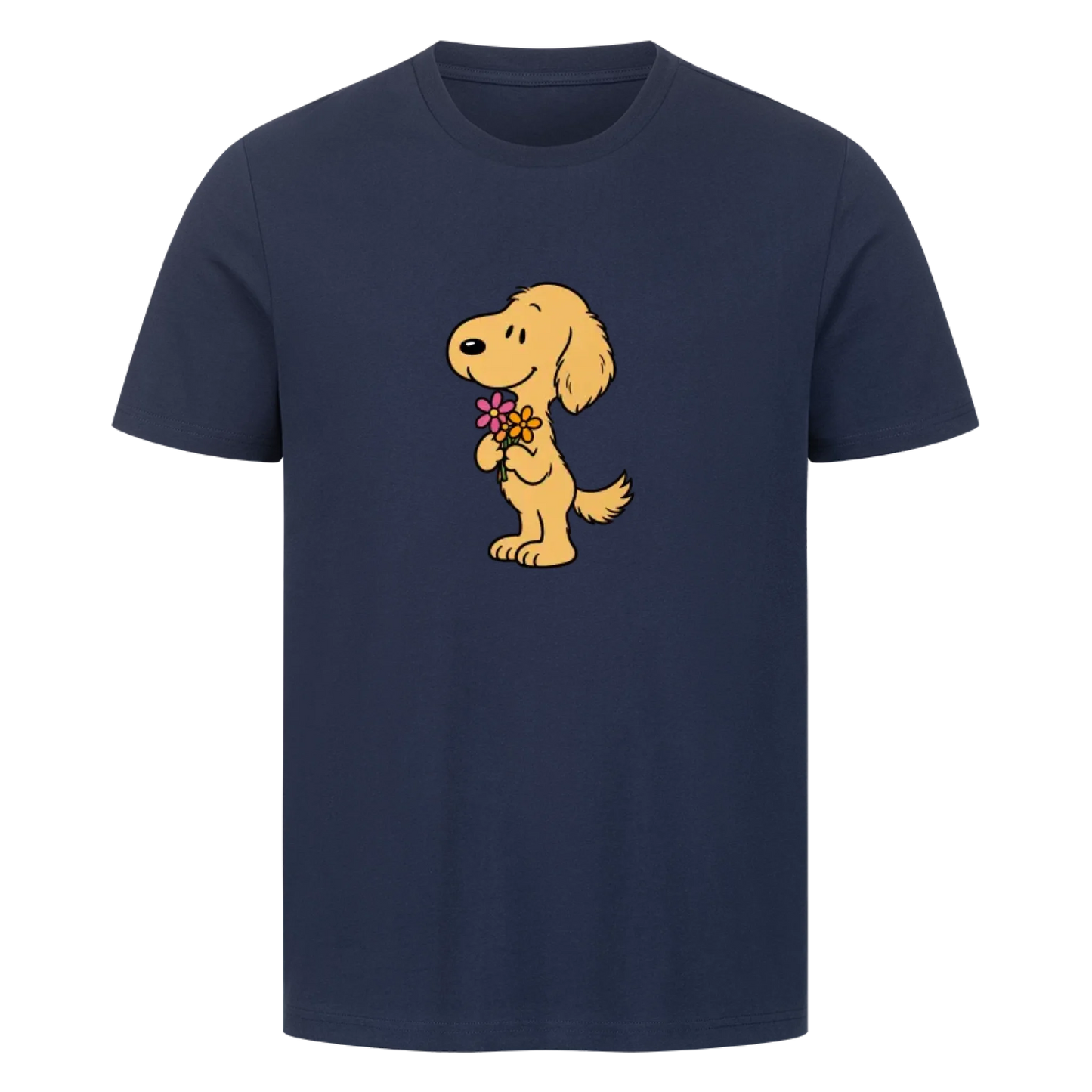 T-Shirt Blumenhund