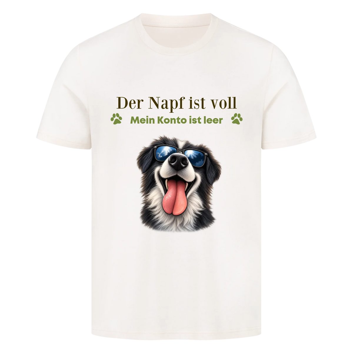 T-Shirt Napf voll Konto leer
