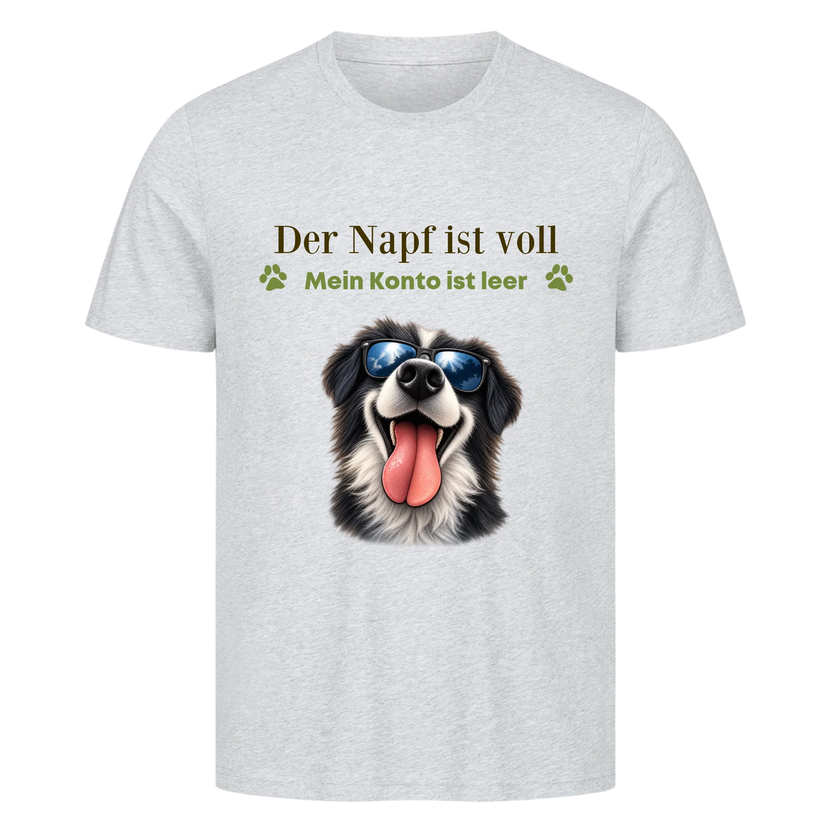T-Shirt Napf voll Konto leer
